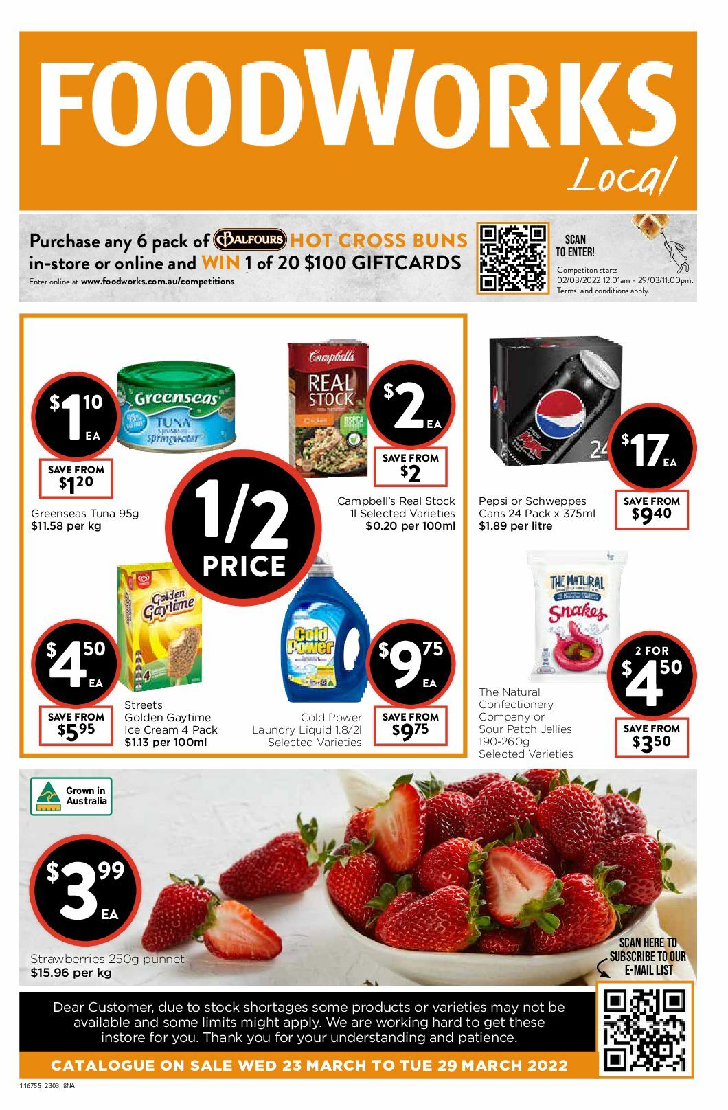 FoodWorks Catalogues from 23 March