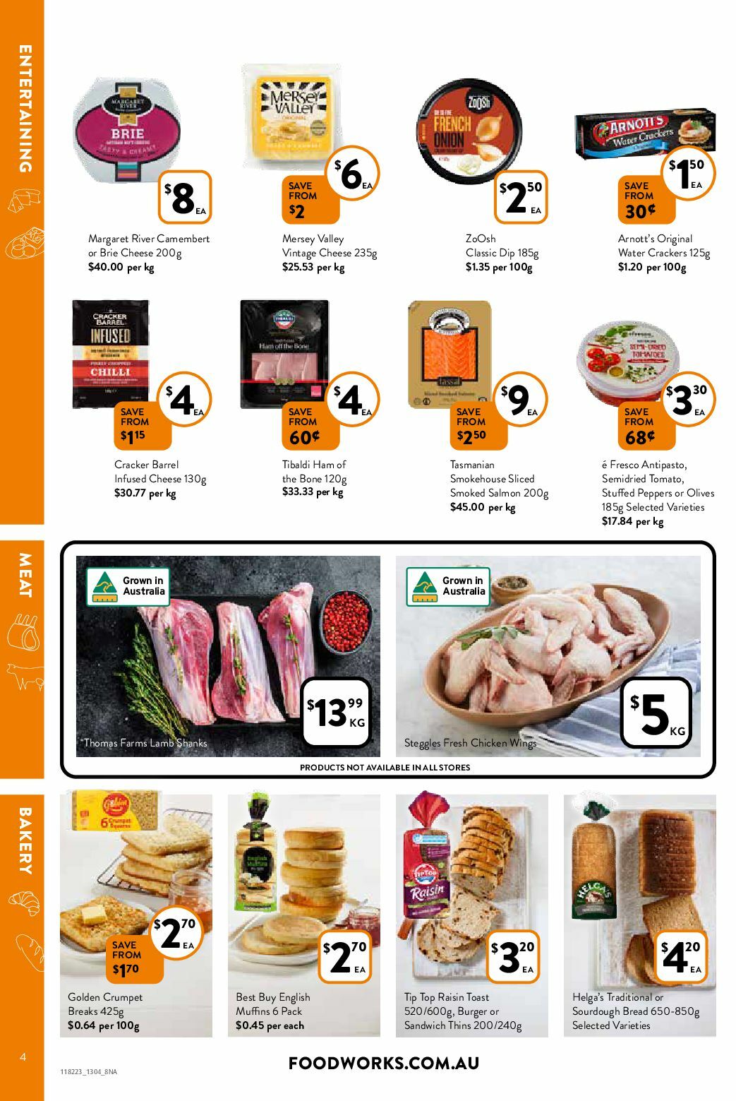 FoodWorks Catalogues from 13 April