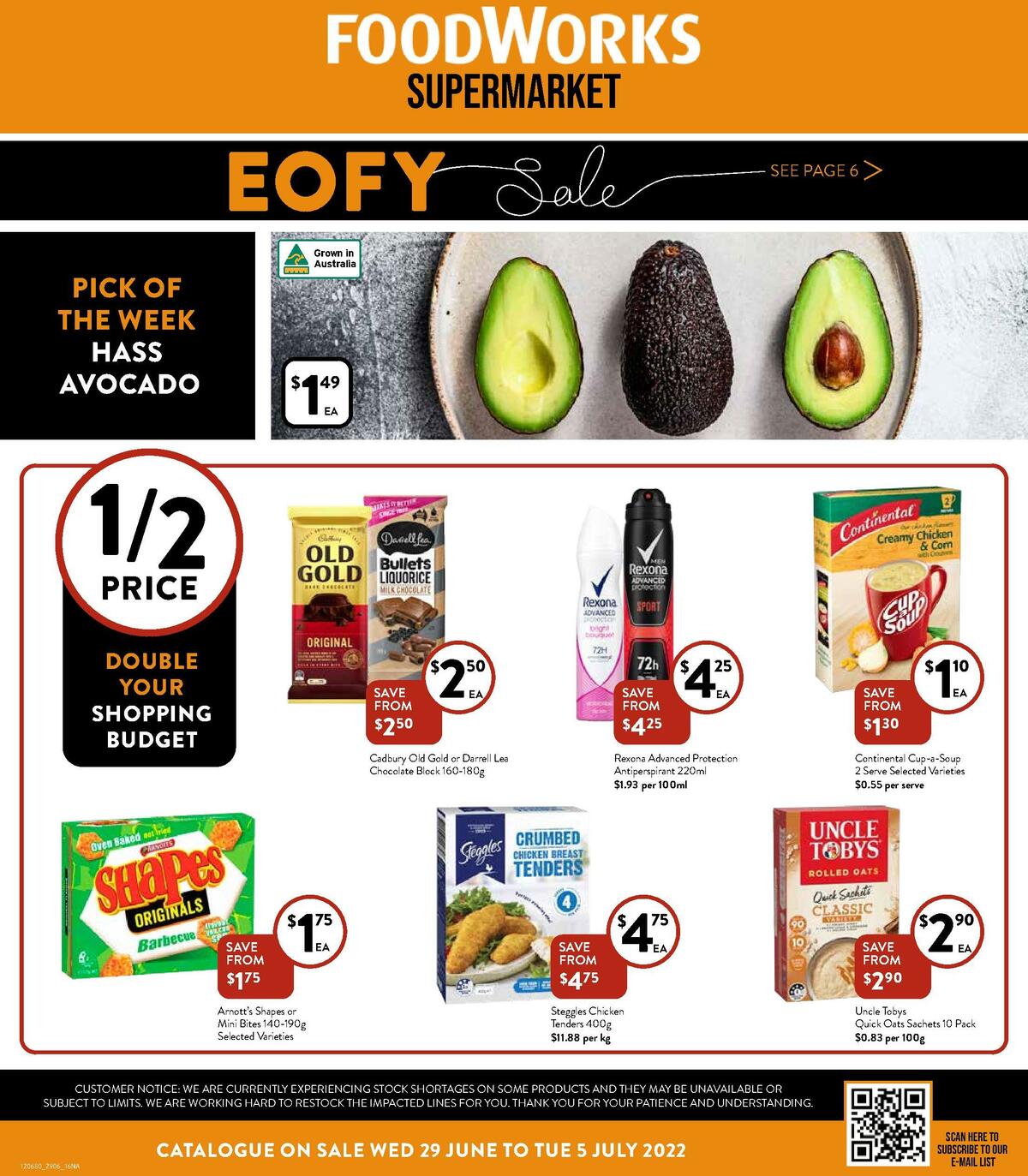 FoodWorks Supermarket Catalogues from 29 June