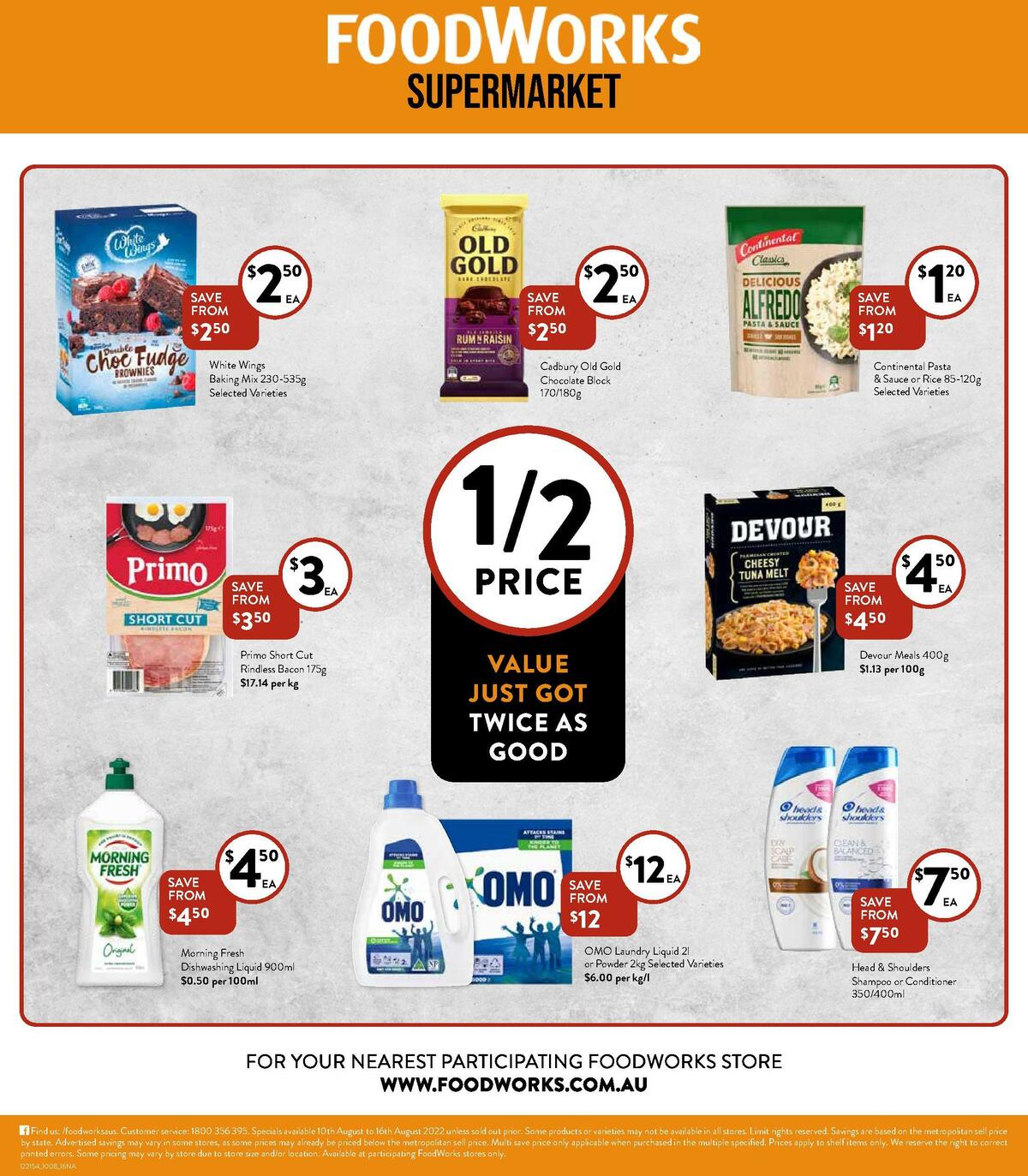 FoodWorks Supermarket Catalogues from 10 August