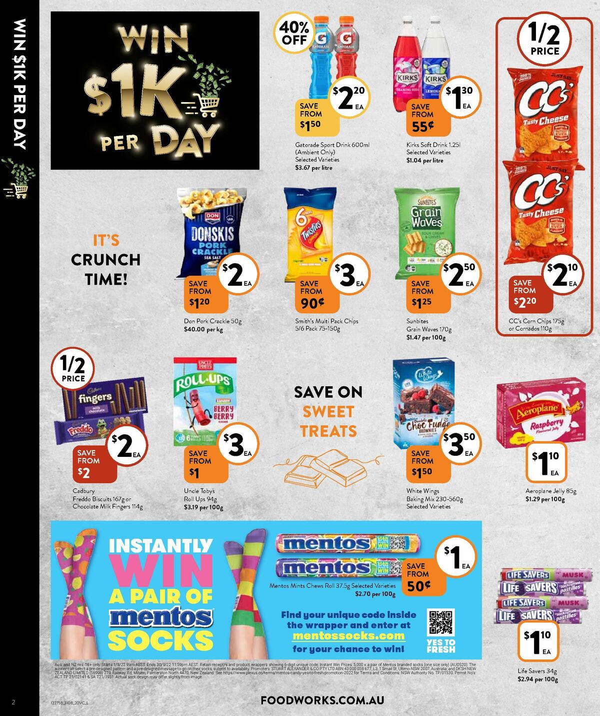 FoodWorks Supermarket Catalogues from 31 August