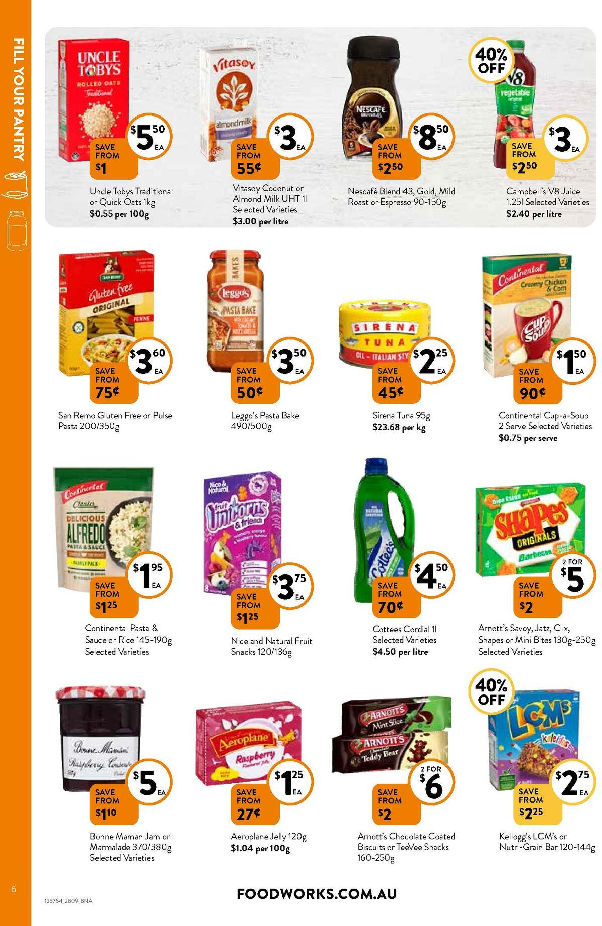 FoodWorks Catalogues from 28 September