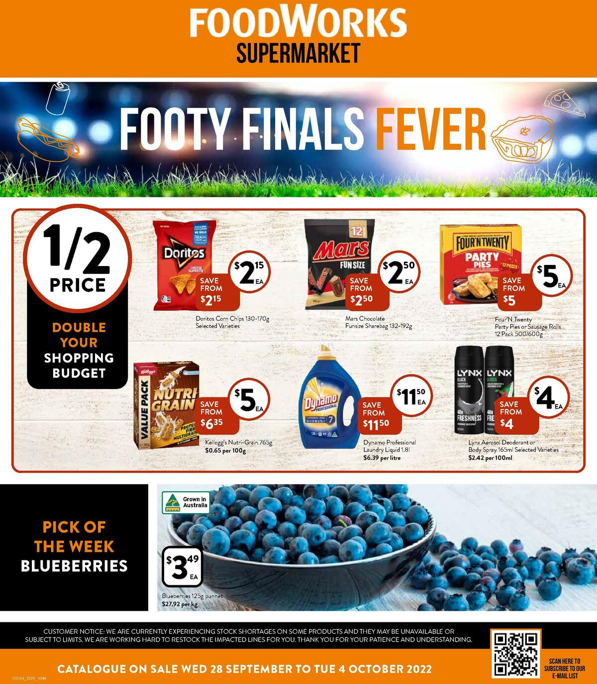 FoodWorks Supermarket Catalogues from 28 September