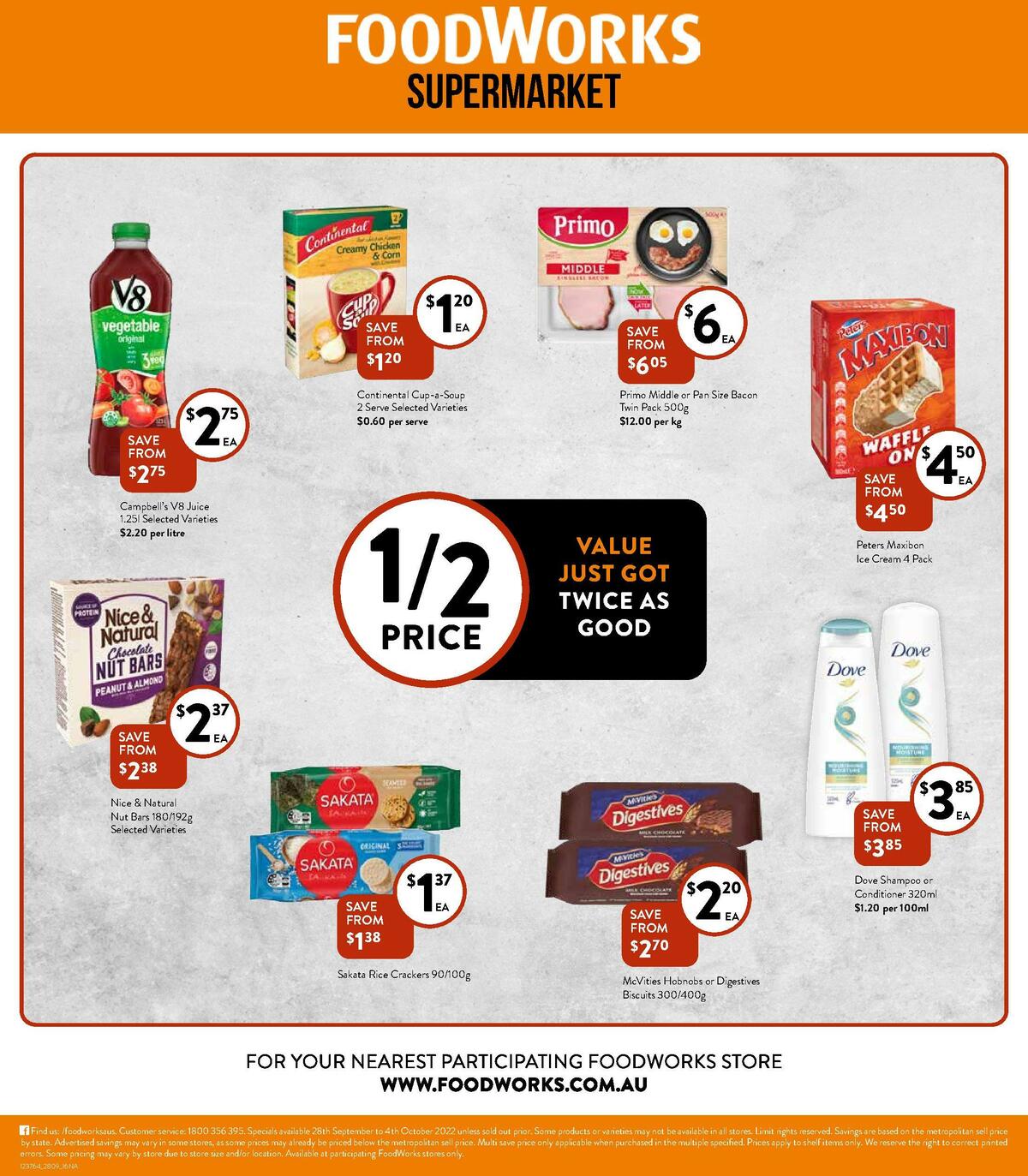 FoodWorks Supermarket Catalogues from 28 September