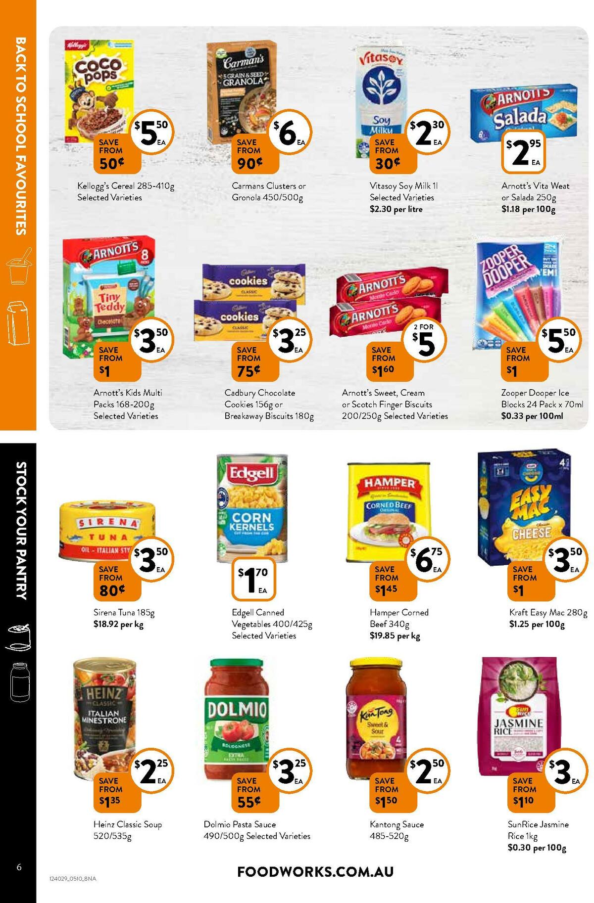 FoodWorks Catalogues from 5 October