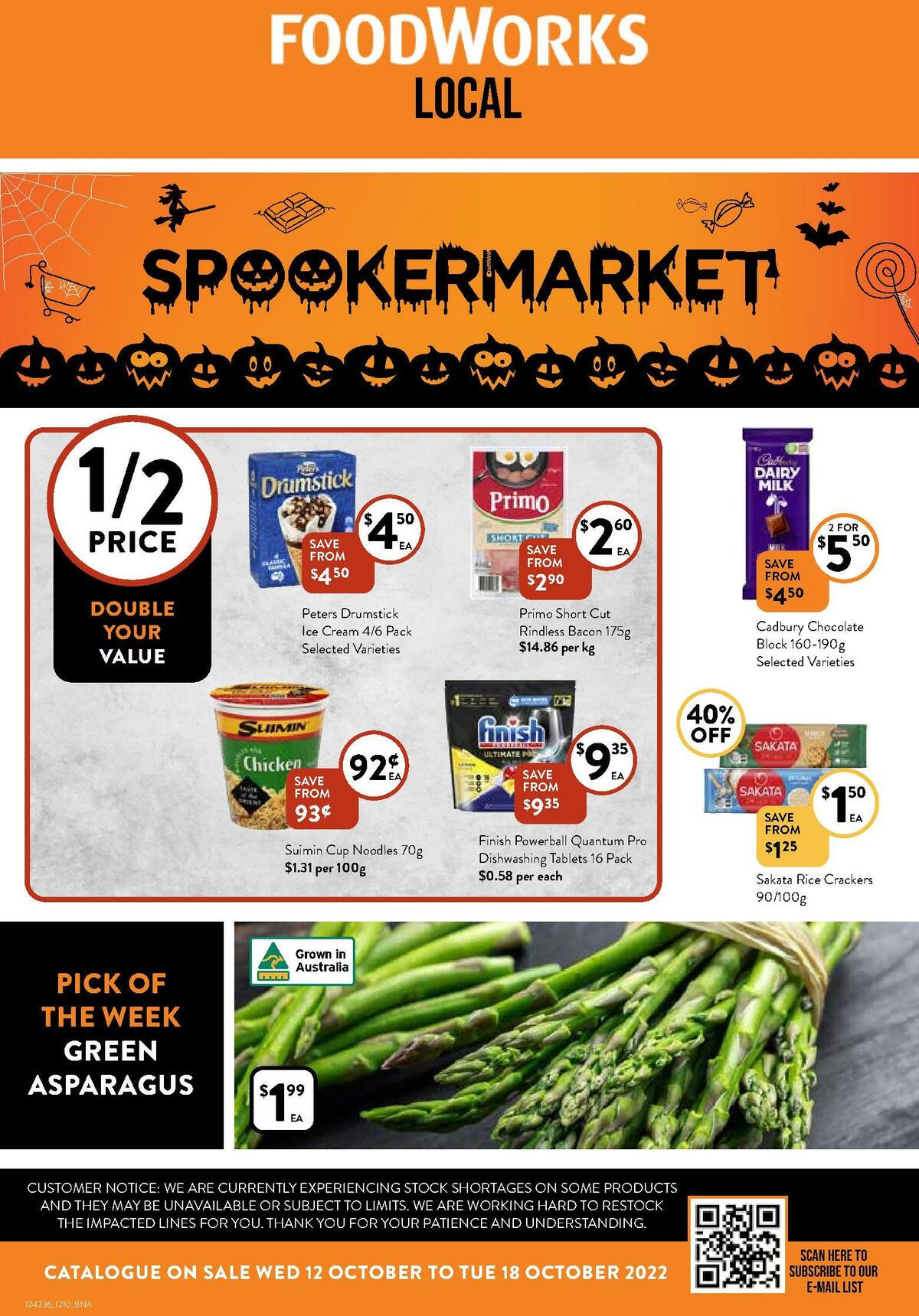 FoodWorks Catalogues from 12 October