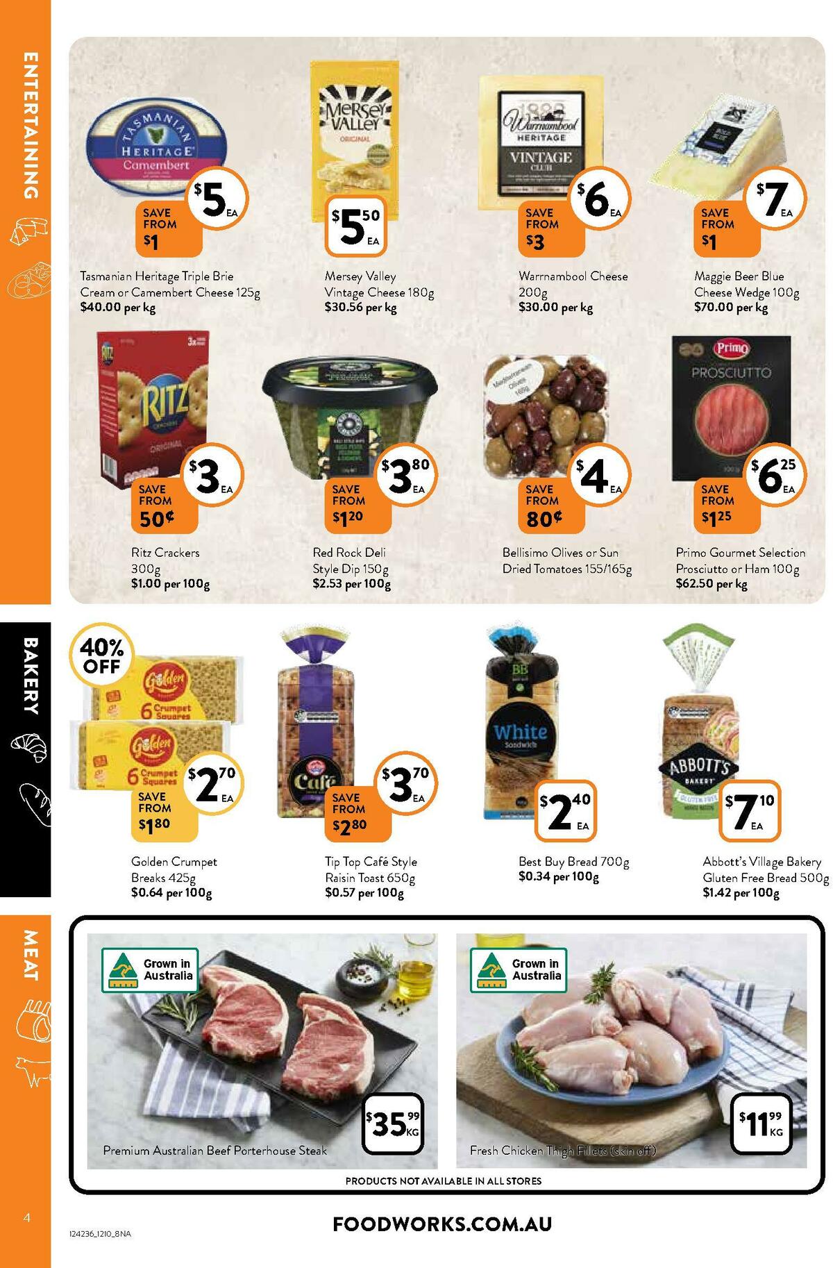 FoodWorks Catalogues from 12 October