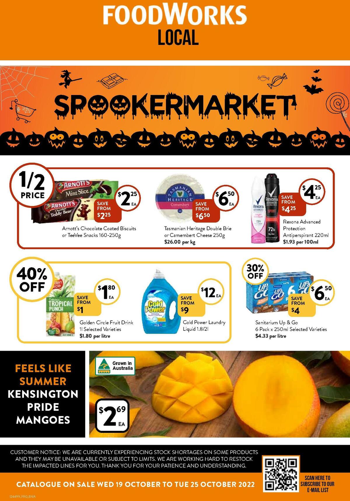 FoodWorks Catalogues from 19 October