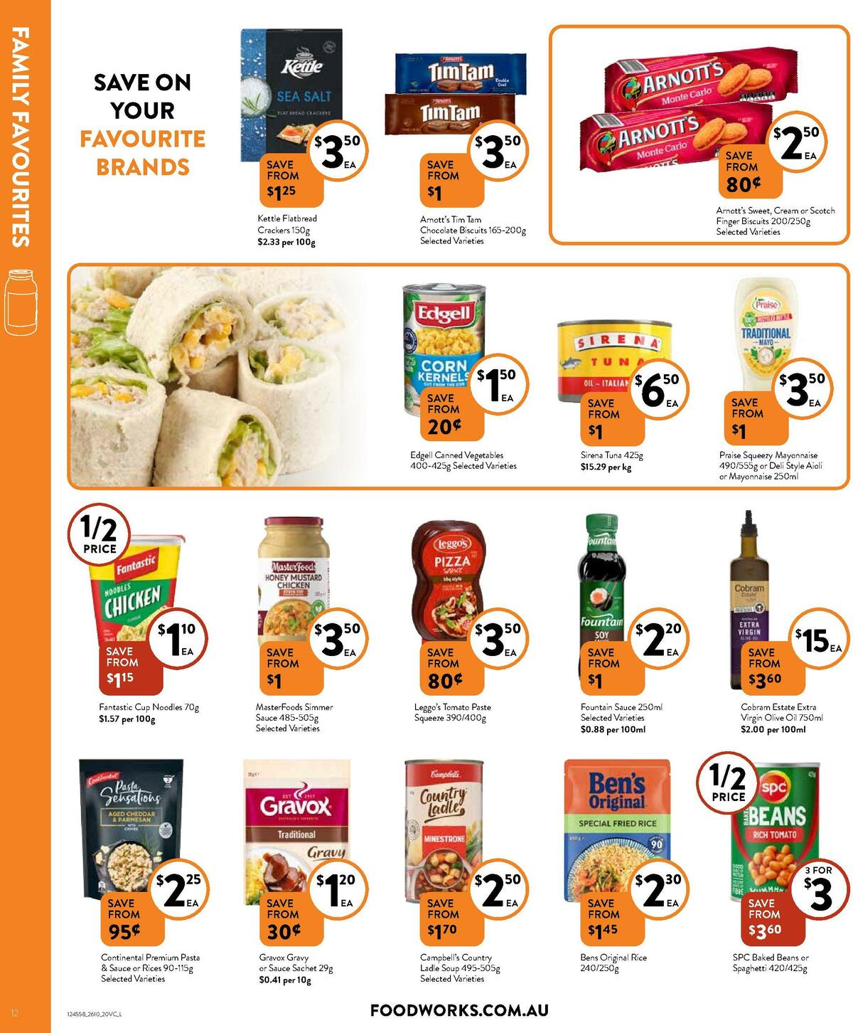 FoodWorks Supermarket Catalogues from 26 October