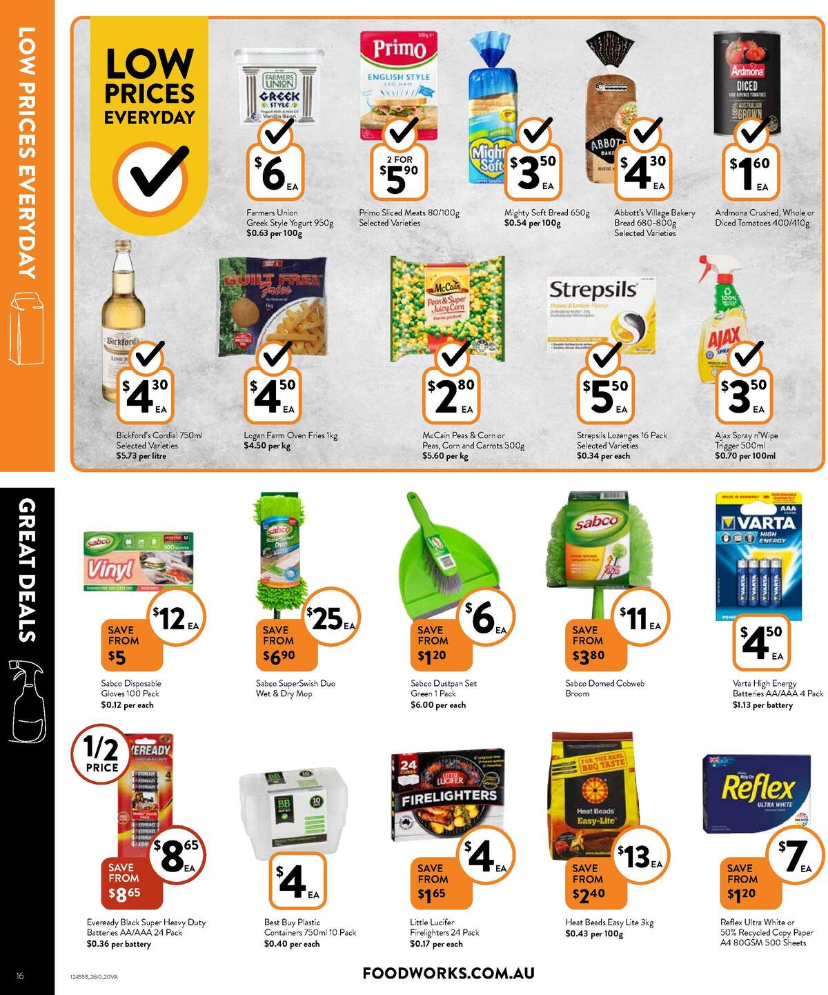 FoodWorks Supermarket Catalogues from 26 October