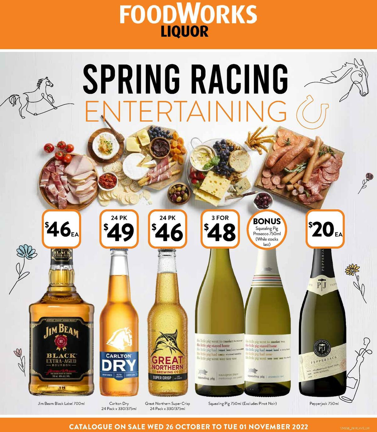 FoodWorks Liquor Catalogues from 26 October