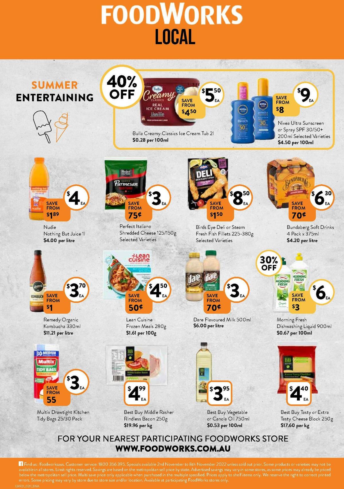 FoodWorks Catalogues from 2 November