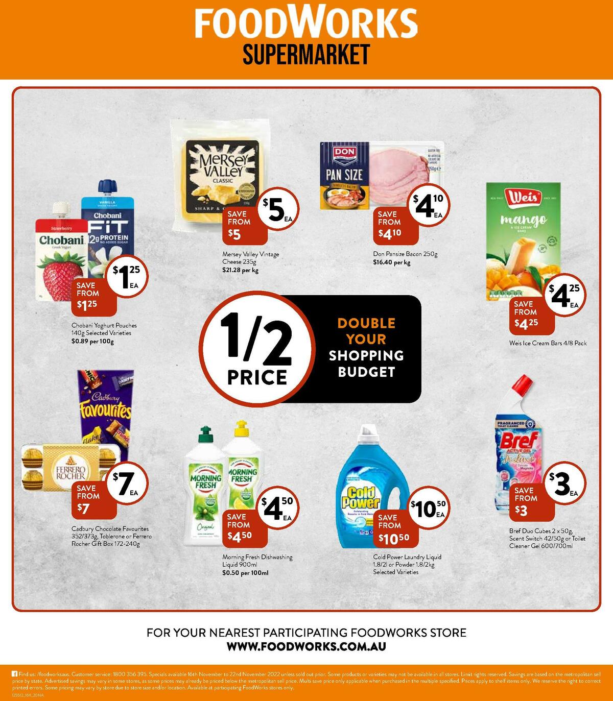 FoodWorks Supermarket Catalogues from 16 November