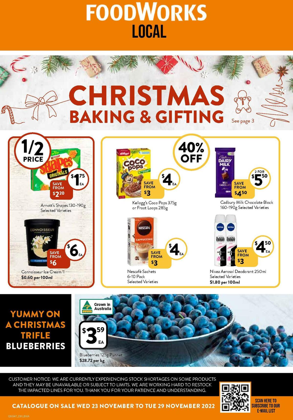 FoodWorks Catalogues from 23 November