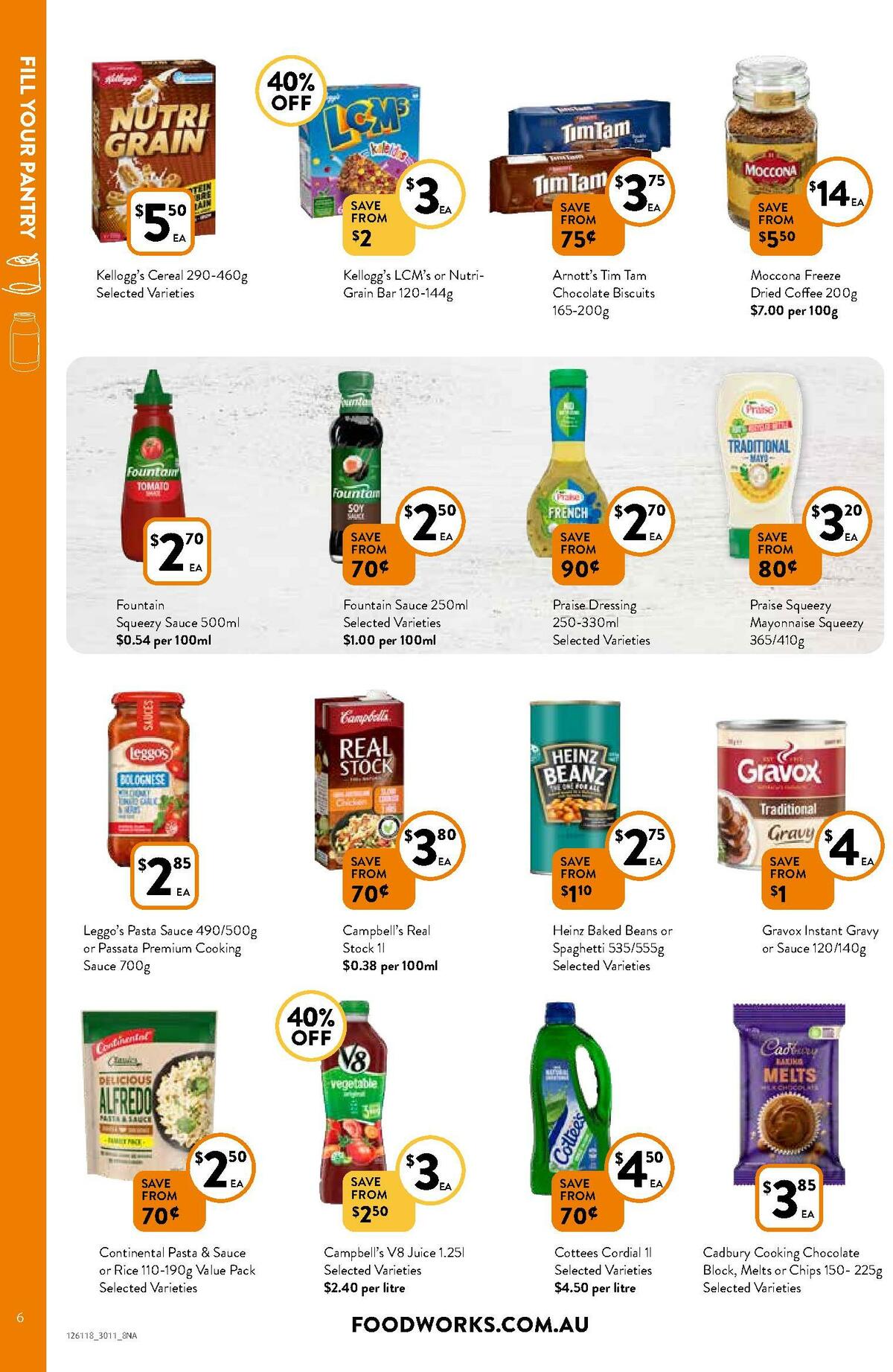 FoodWorks Catalogues from 30 November