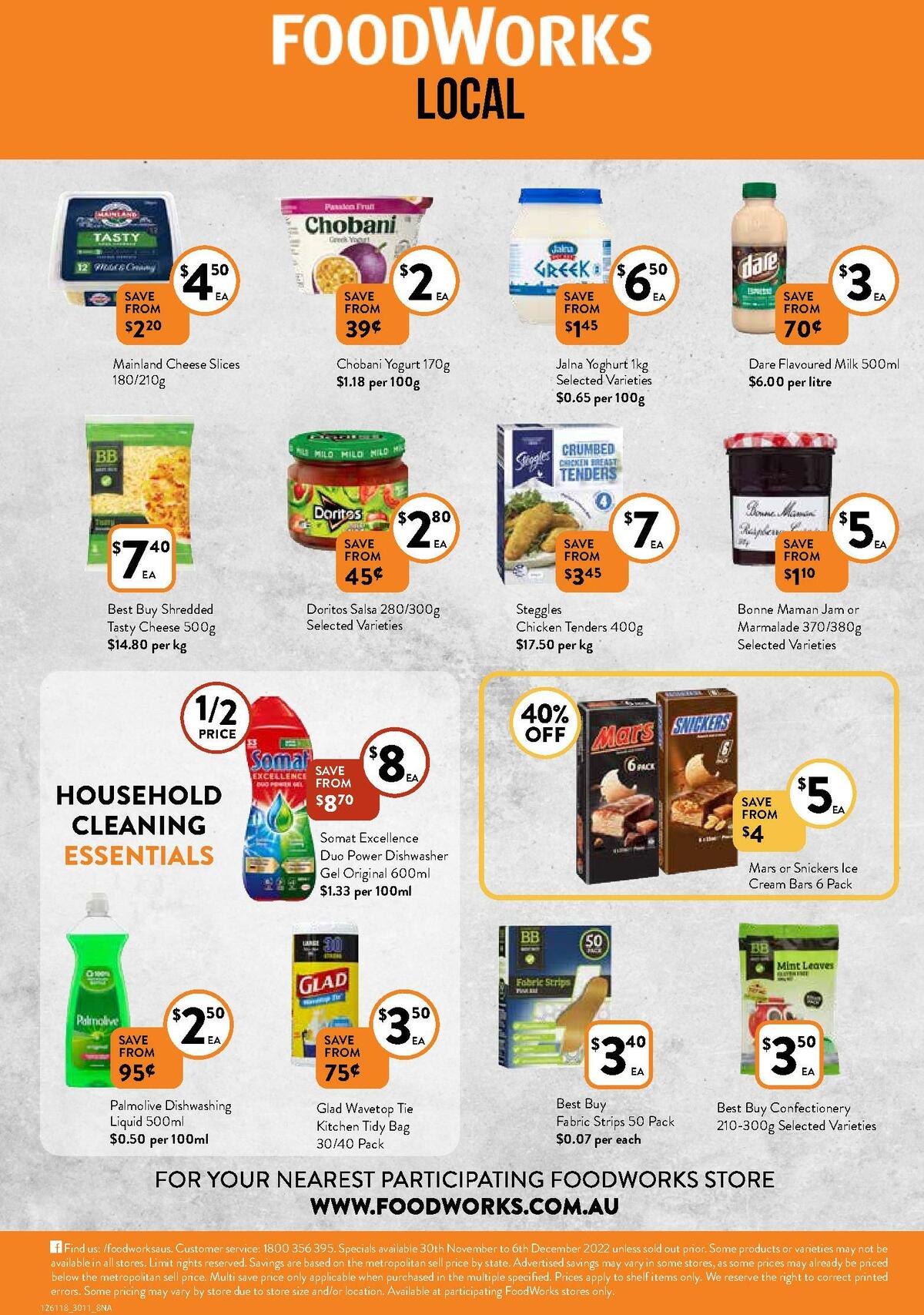 FoodWorks Catalogues from 30 November