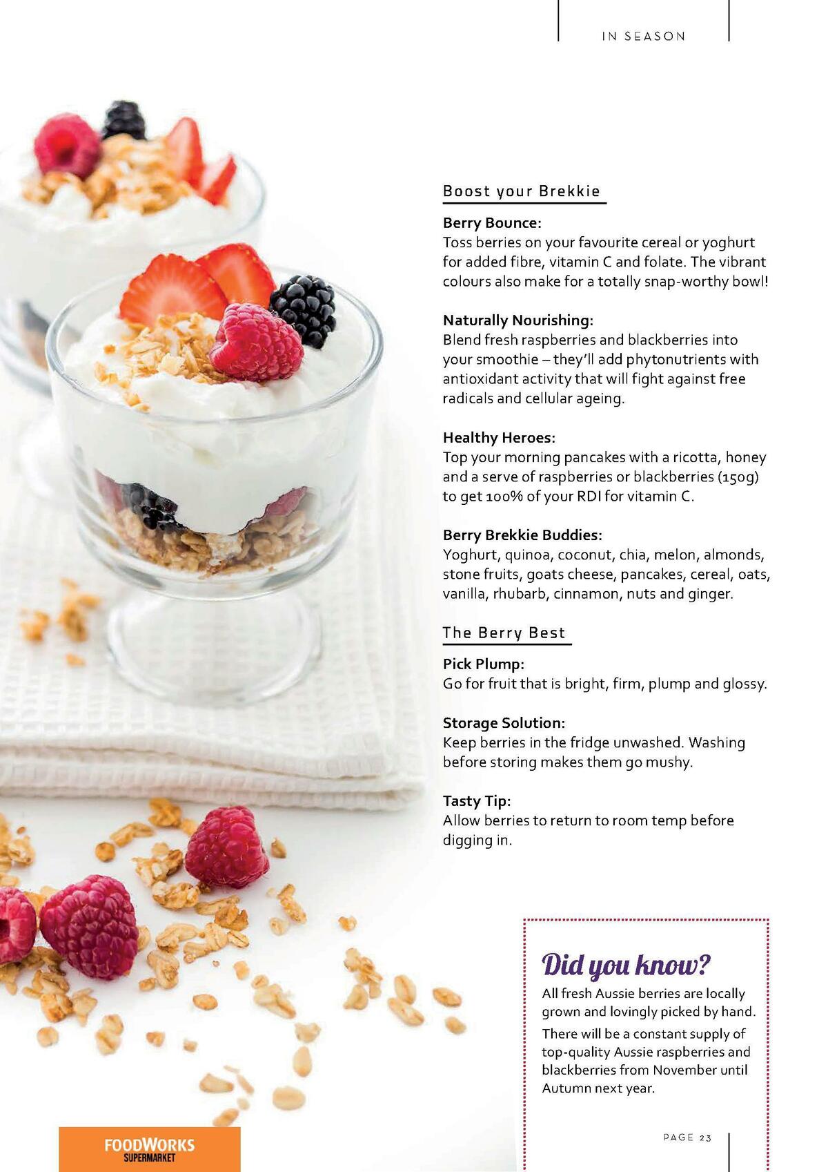 FoodWorks Magazine December Catalogues from 1 December