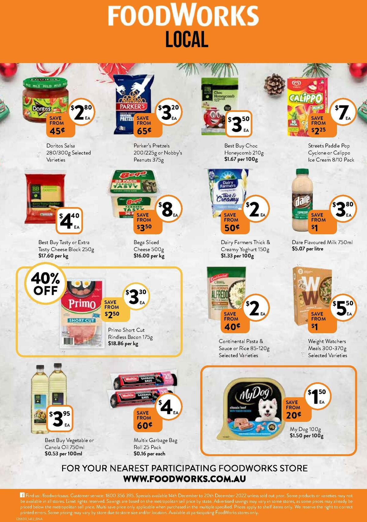 FoodWorks Catalogues from 14 December