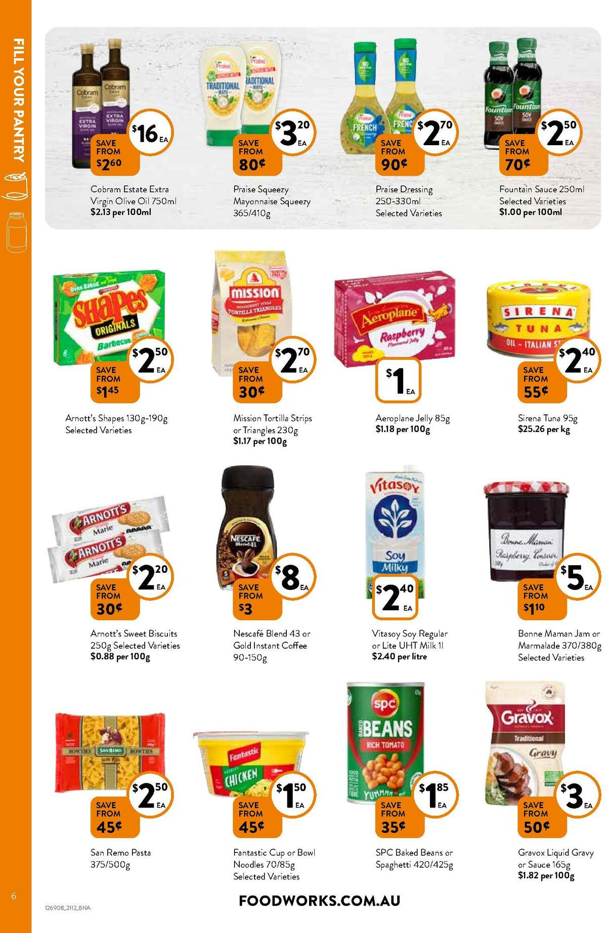 FoodWorks Catalogues from 21 December