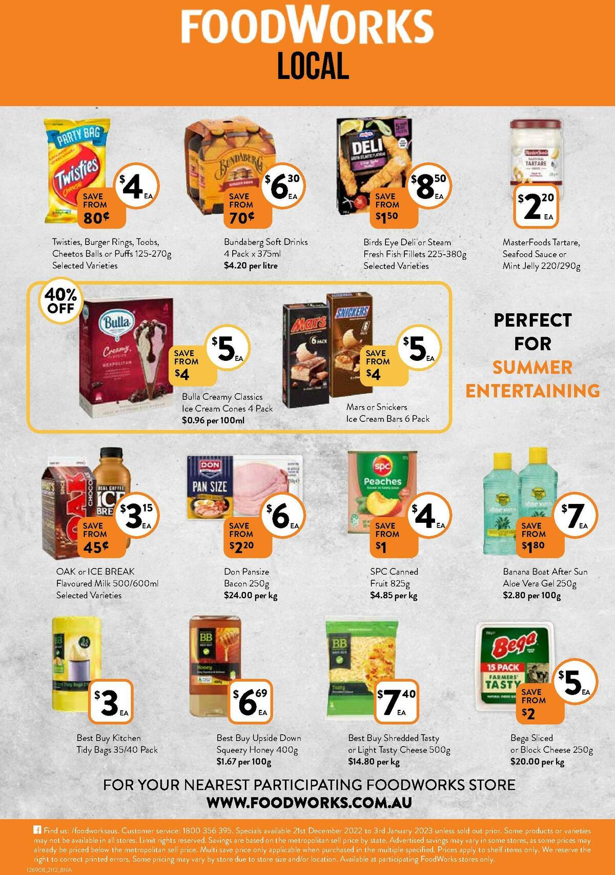 FoodWorks Catalogues from 21 December