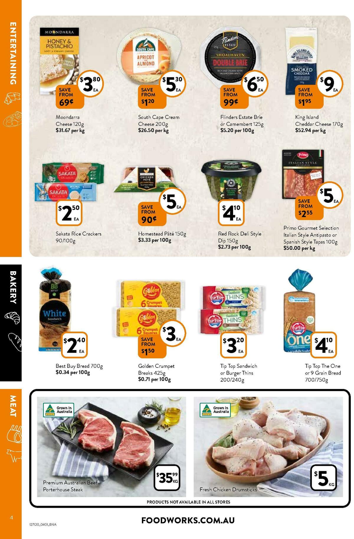 FoodWorks Catalogues from 4 January