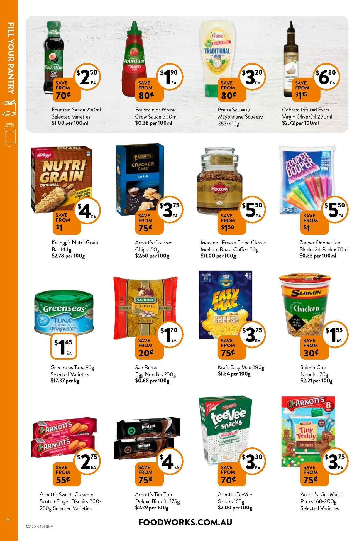 FoodWorks Catalogues from 4 January