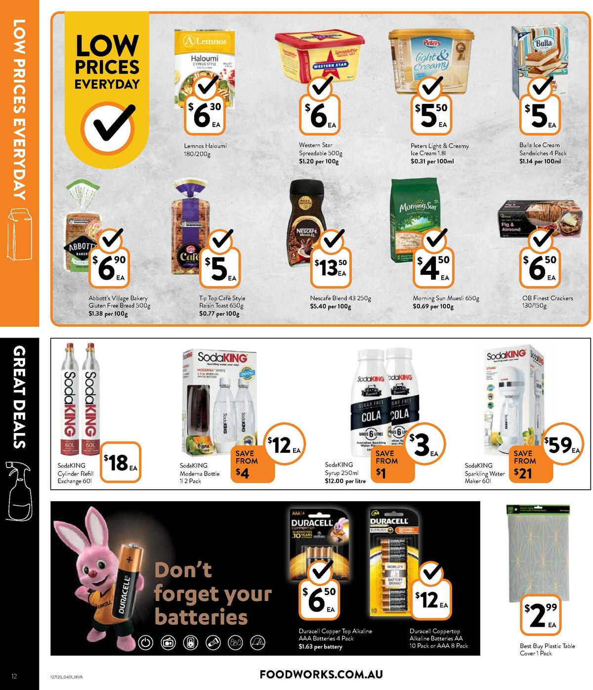 FoodWorks Supermarket Catalogues from 4 January