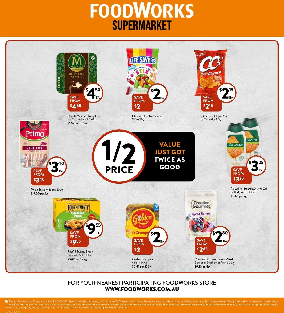 FoodWorks Supermarket Catalogues from 11 January