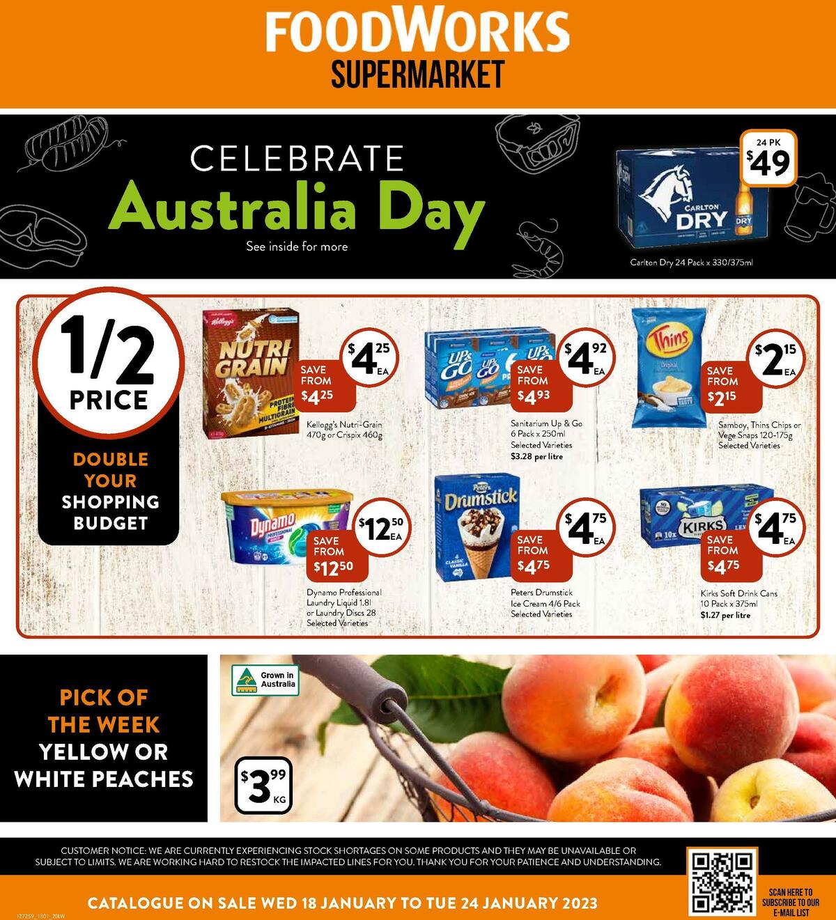FoodWorks Supermarket Catalogues from 18 January