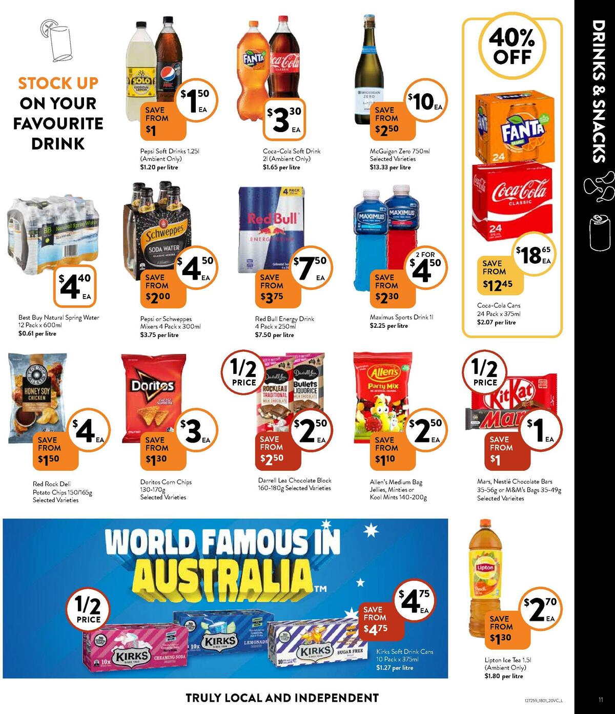 FoodWorks Supermarket Catalogues from 18 January