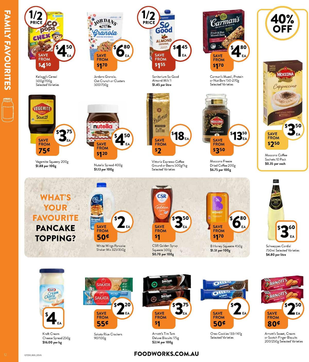 FoodWorks Supermarket Catalogues from 18 January