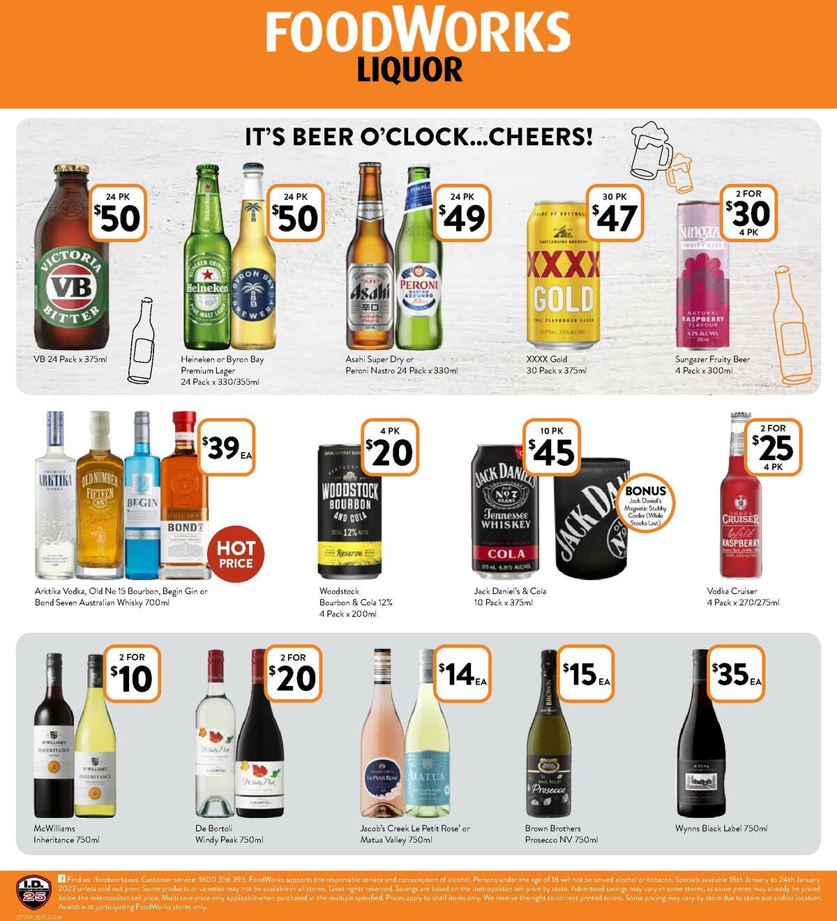 FoodWorks Supermarket Catalogues from 18 January