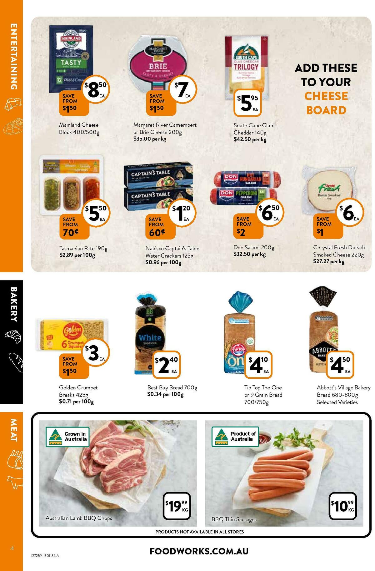 FoodWorks Catalogues from 18 January