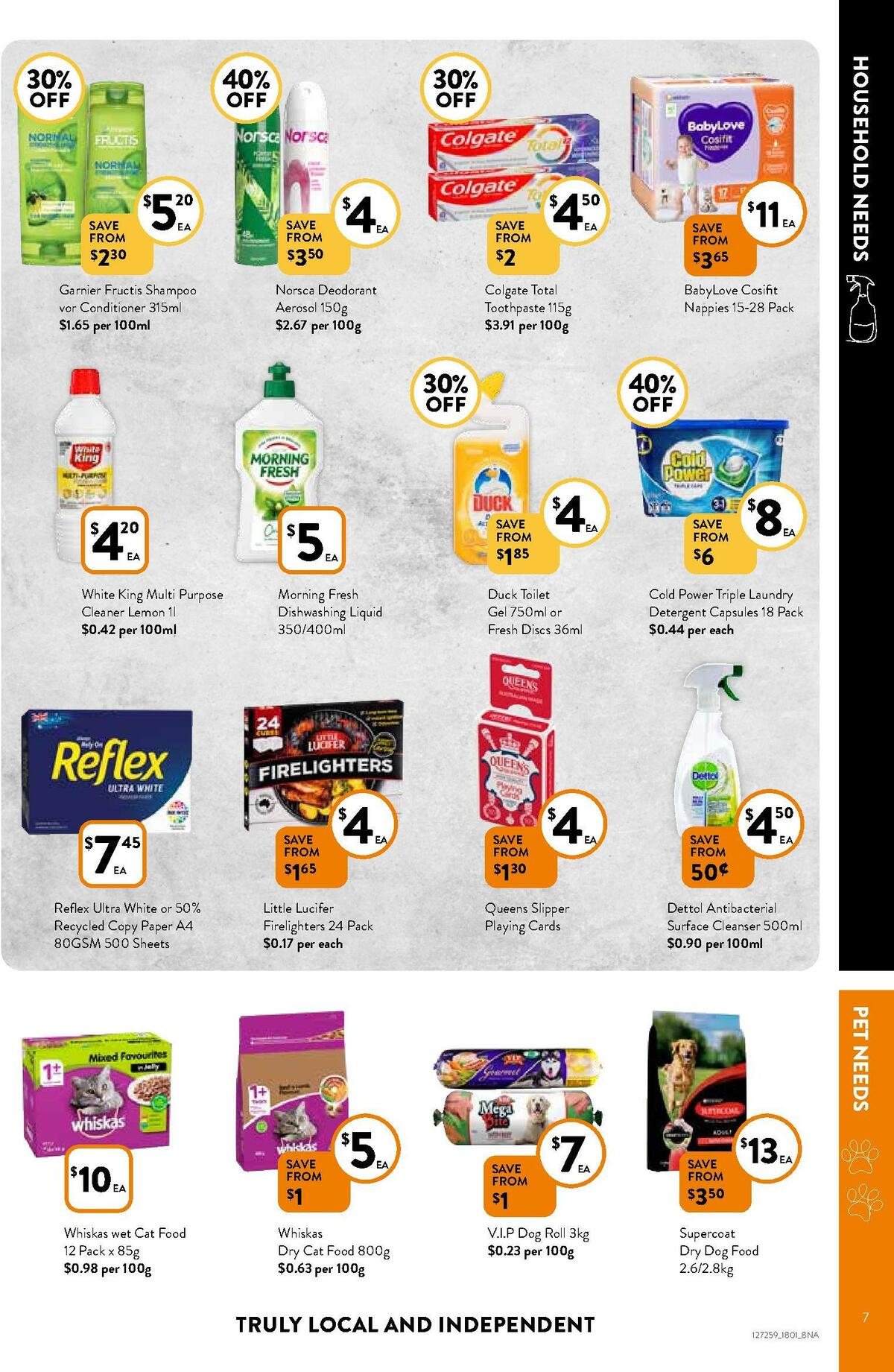 FoodWorks Catalogues from 18 January