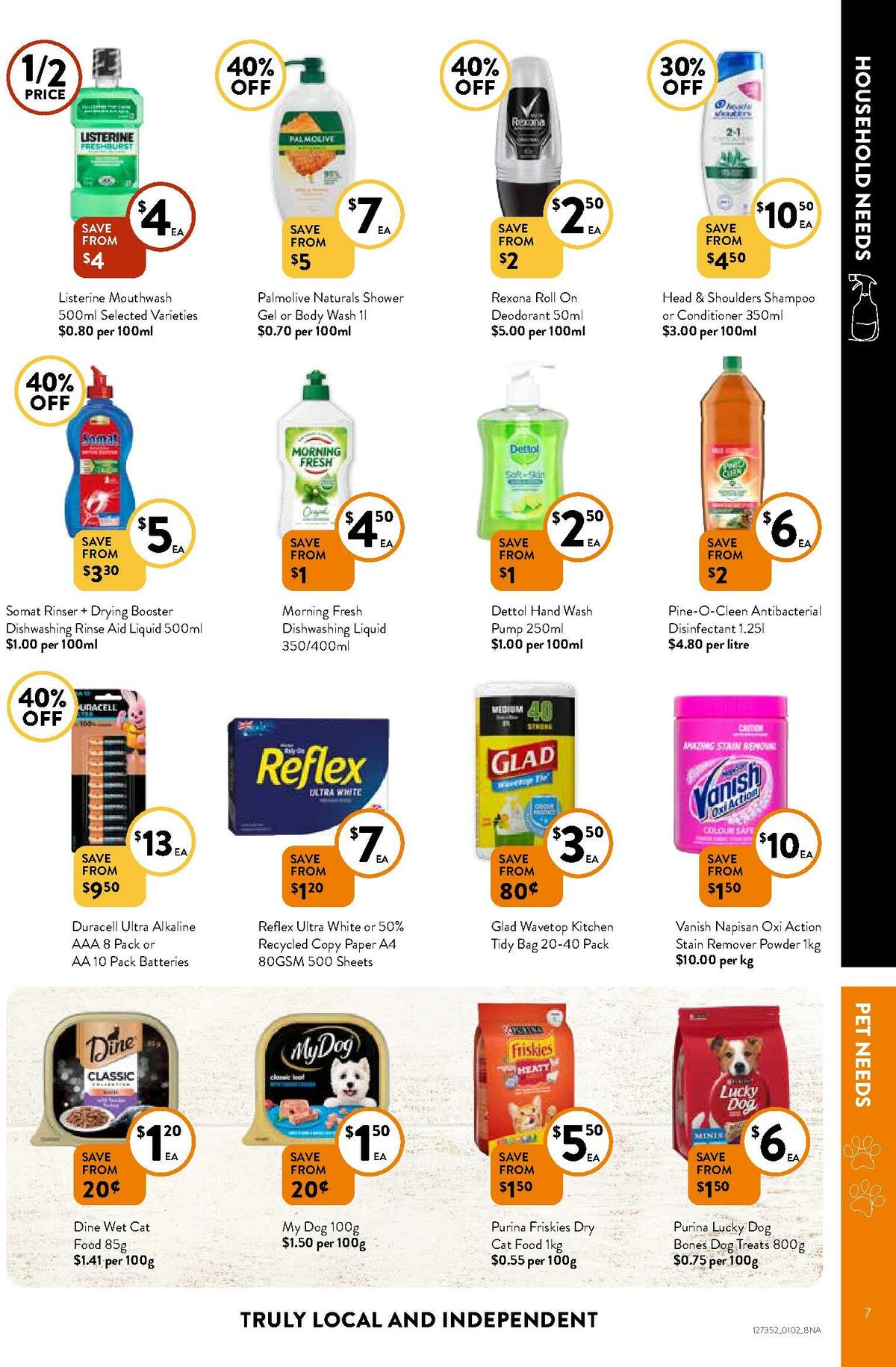 FoodWorks Catalogues from 1 February