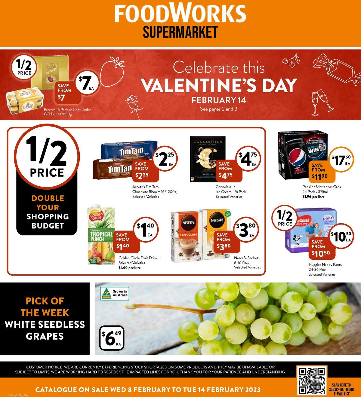 FoodWorks Supermarket Catalogues from 8 February