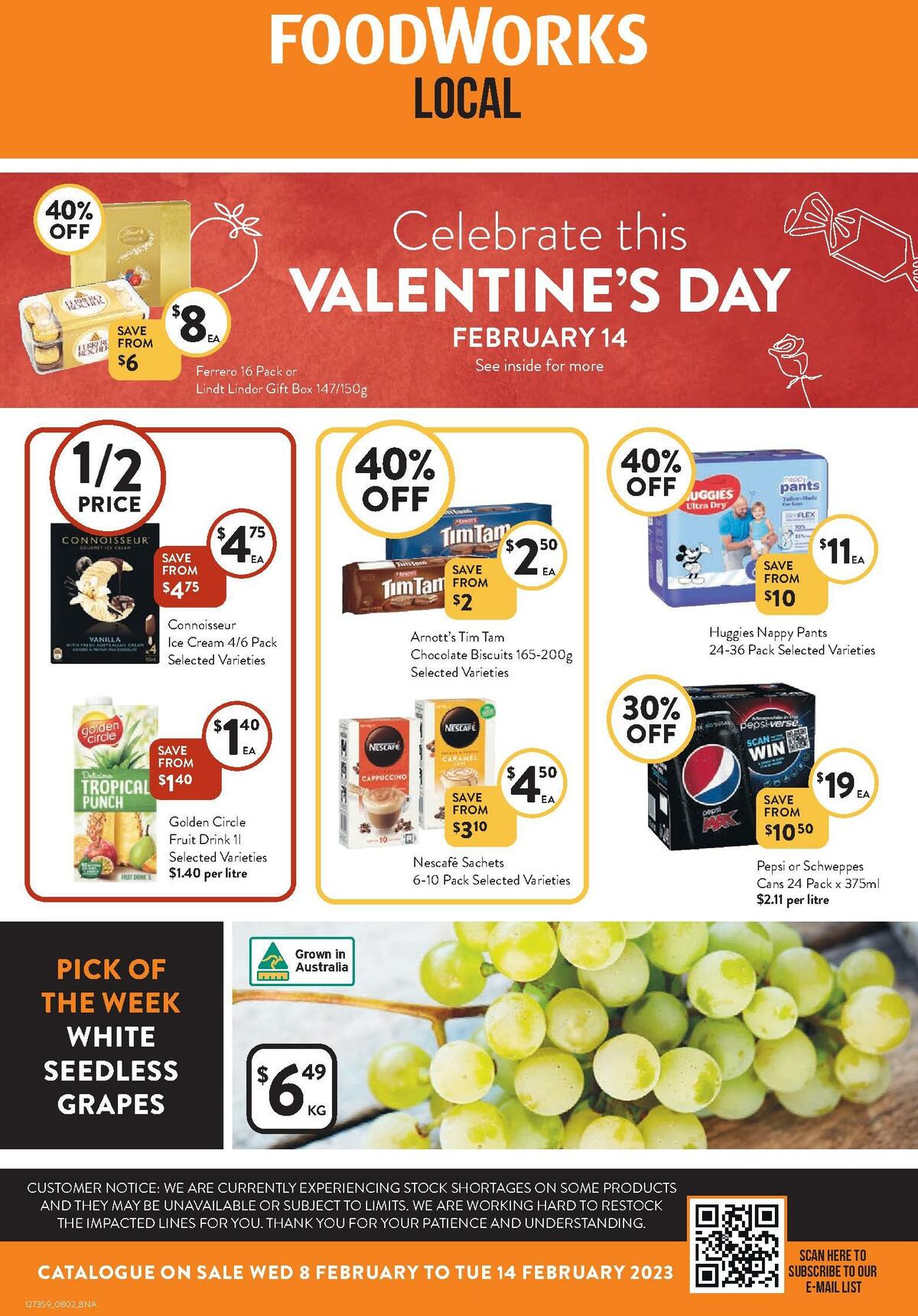 FoodWorks Catalogues from 8 February