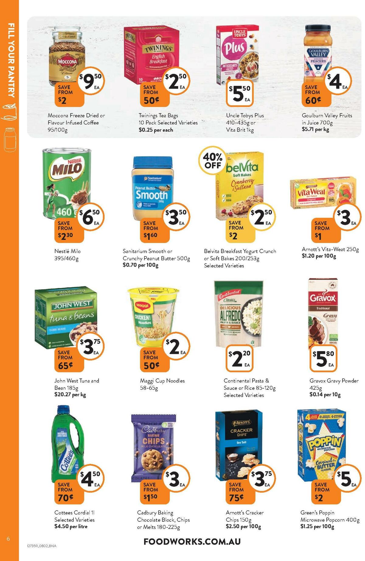 FoodWorks Catalogues from 8 February