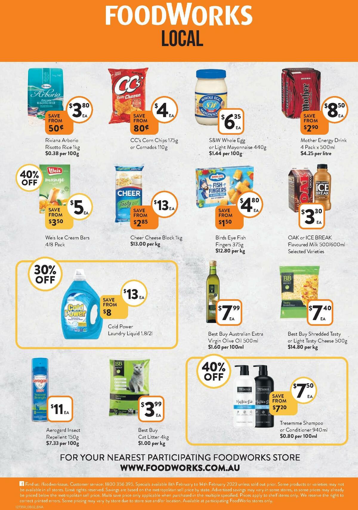 FoodWorks Catalogues from 8 February