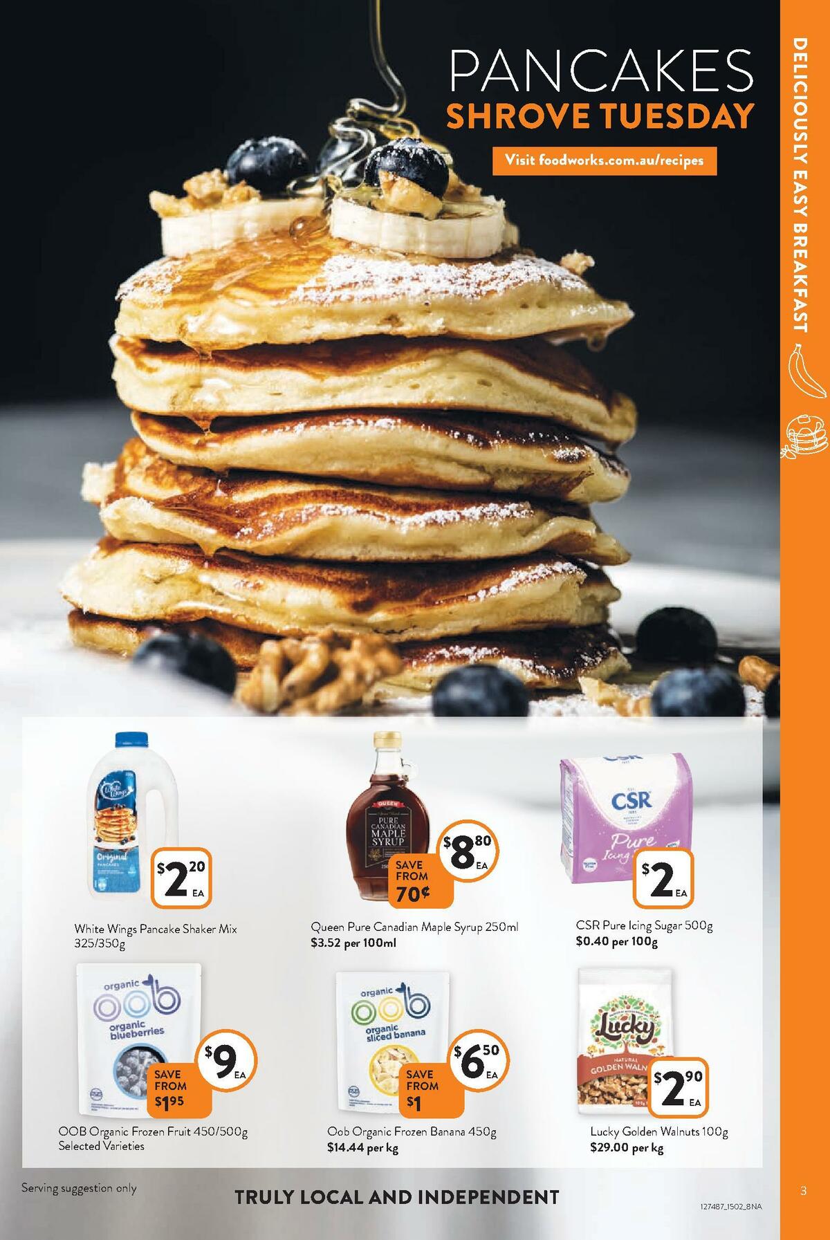 FoodWorks Catalogues from 15 February