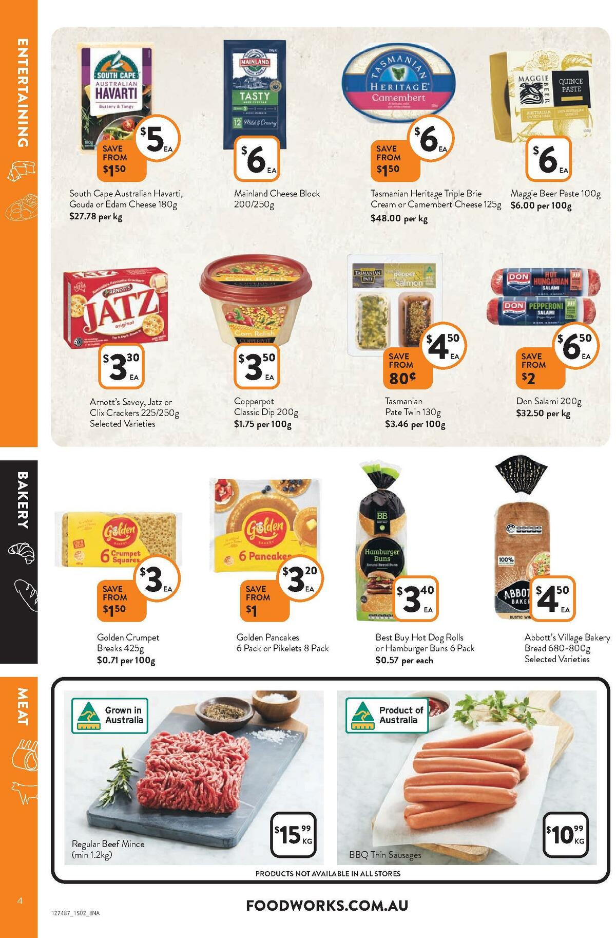 FoodWorks Catalogues from 15 February