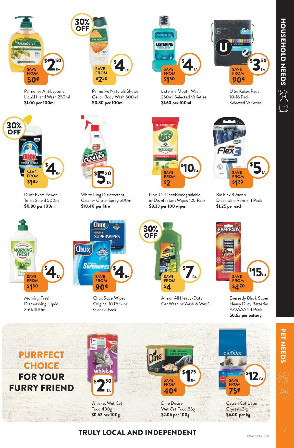 FoodWorks Catalogues from 15 February