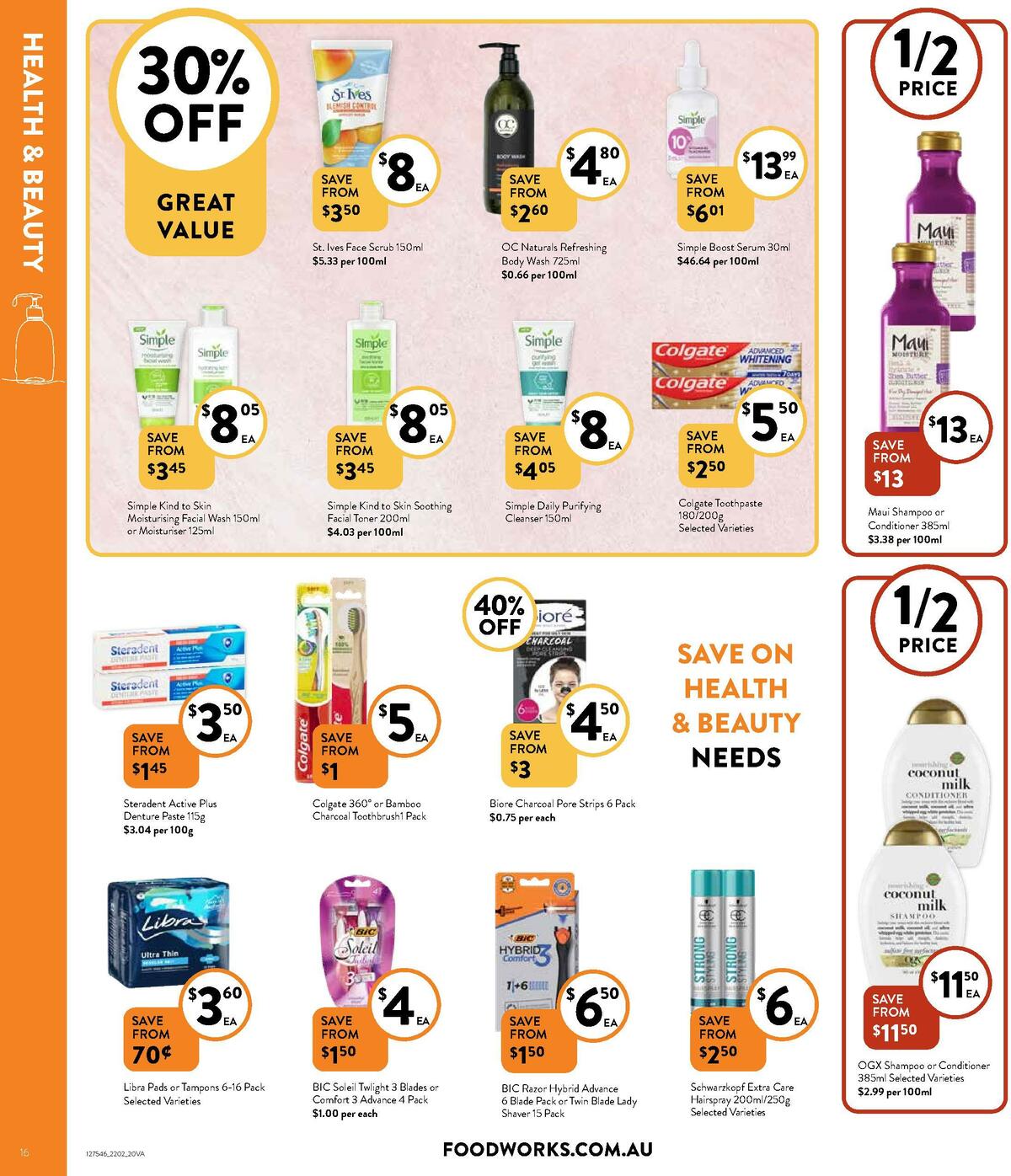FoodWorks Supermarket Catalogues from 22 February