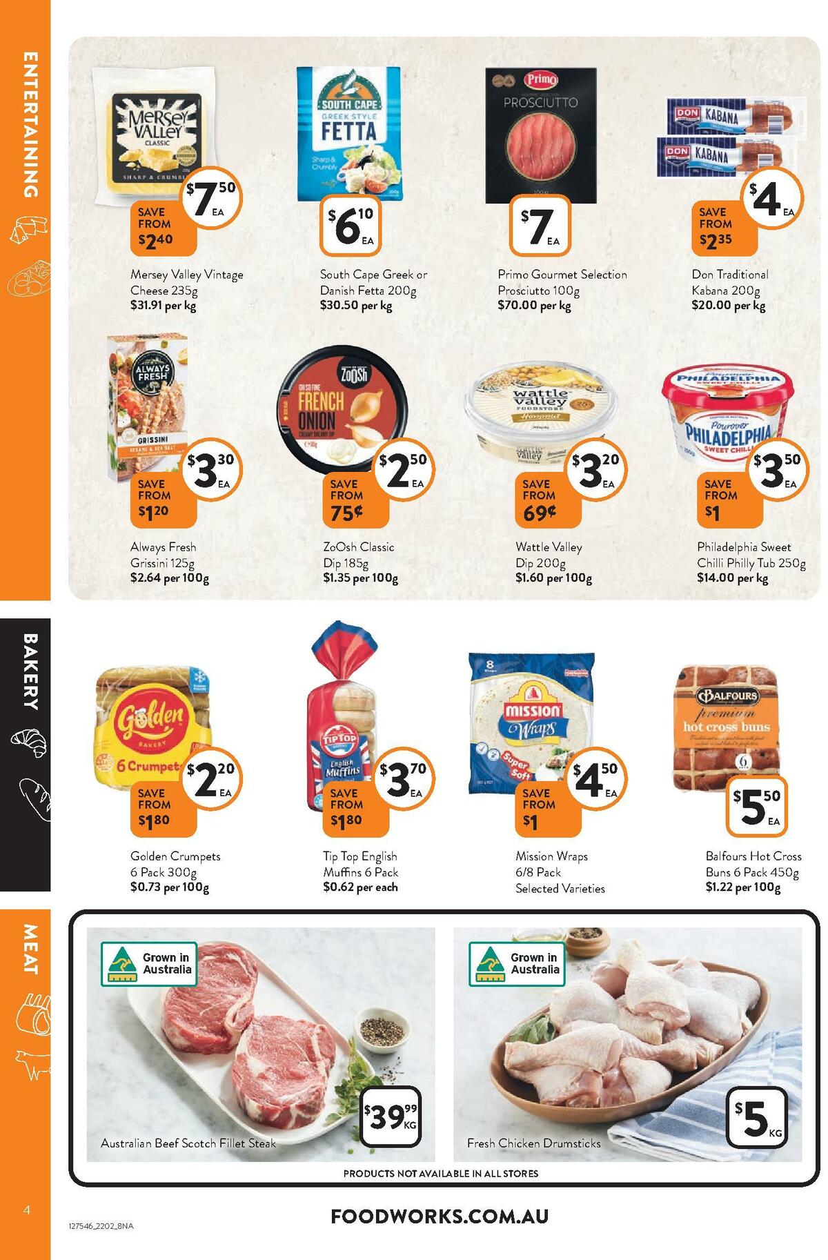 FoodWorks Catalogues from 22 February