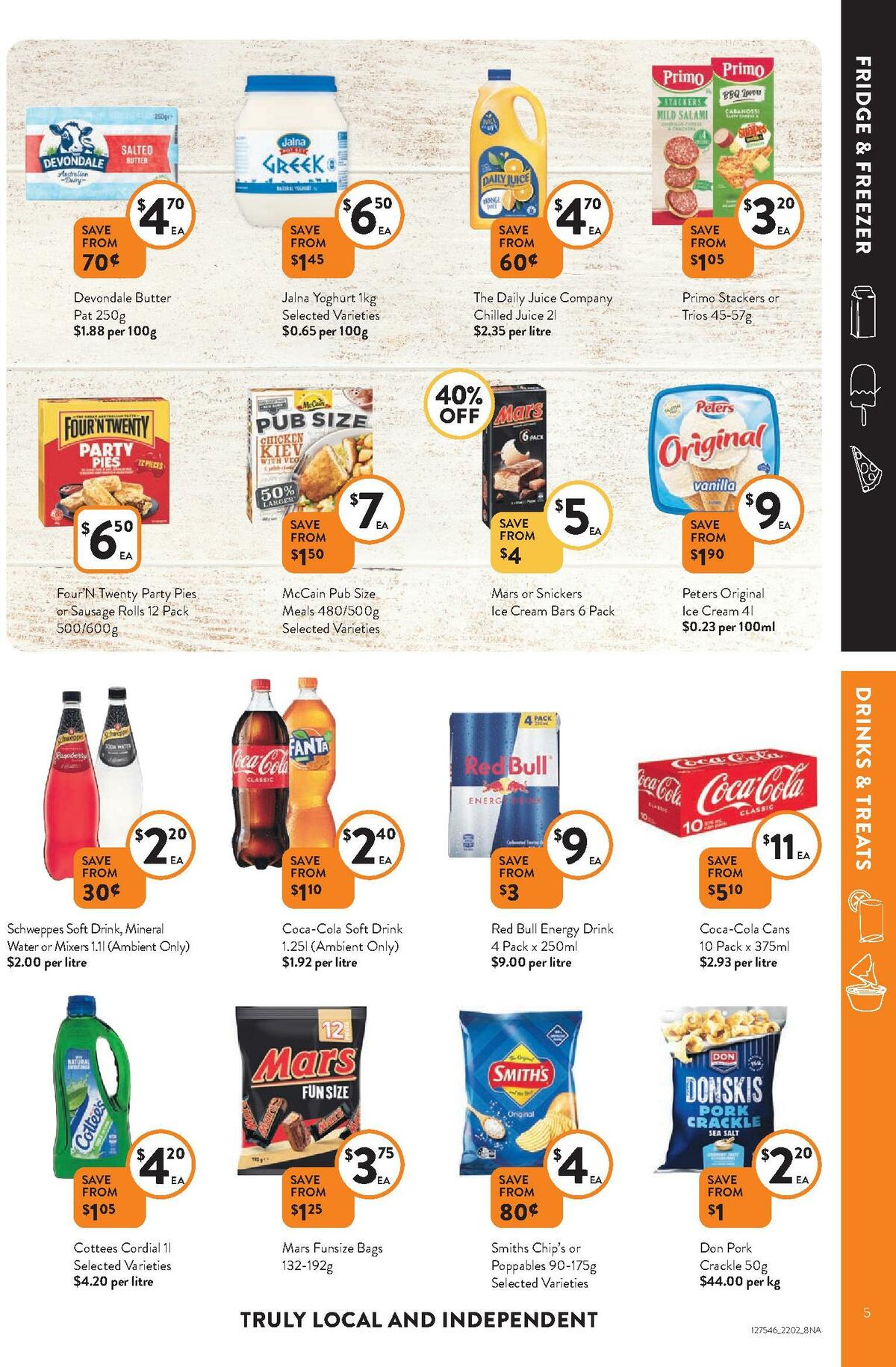 FoodWorks Catalogues from 22 February