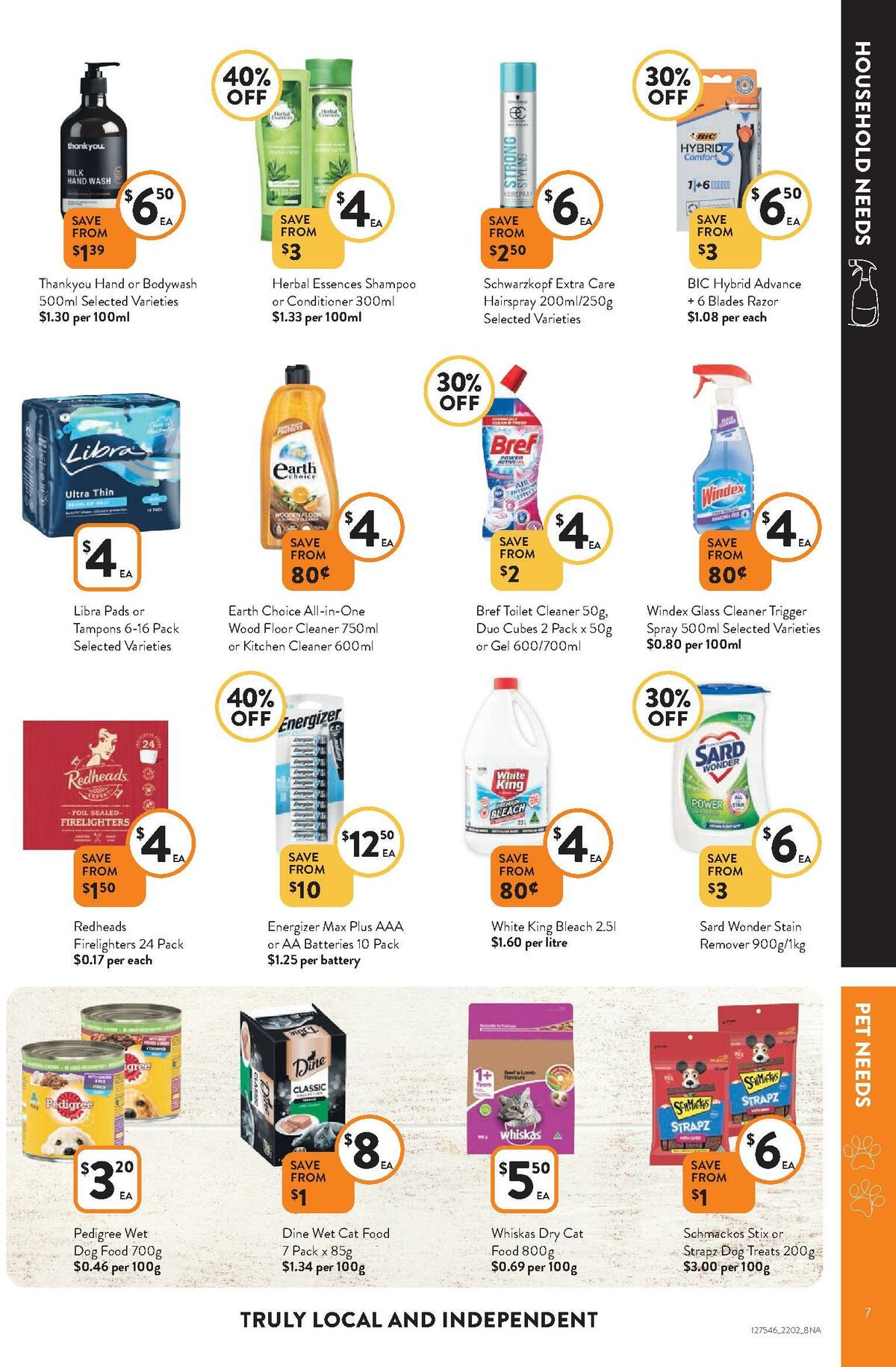 FoodWorks Catalogues from 22 February