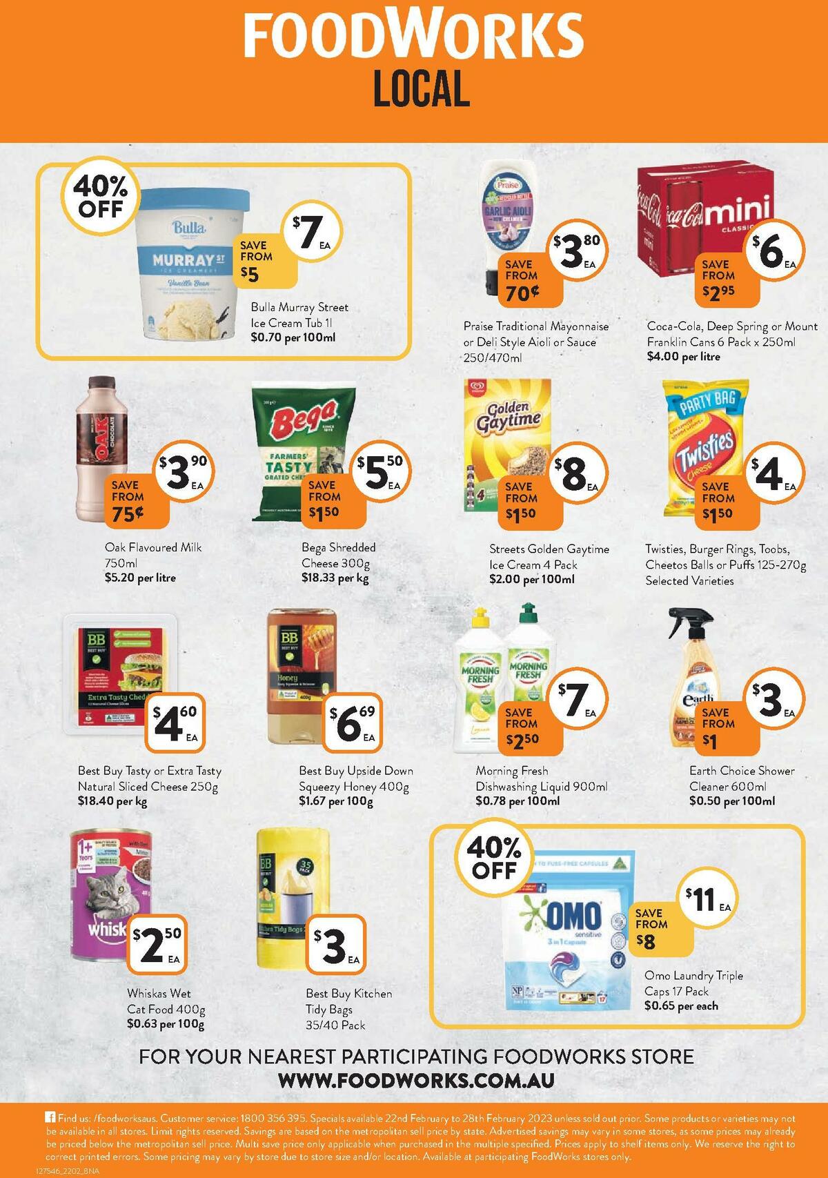 FoodWorks Catalogues from 22 February