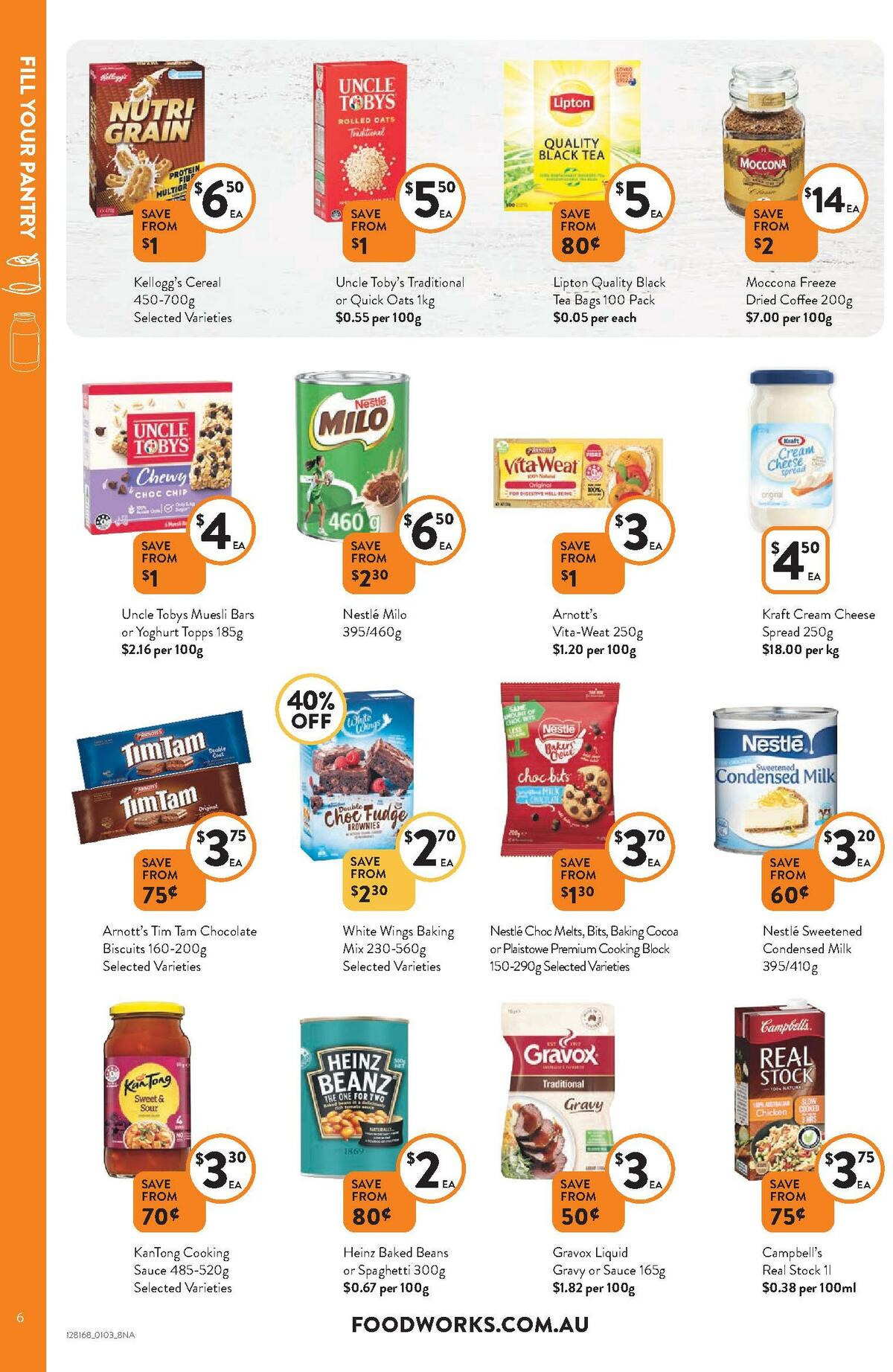 FoodWorks Catalogues from 1 March