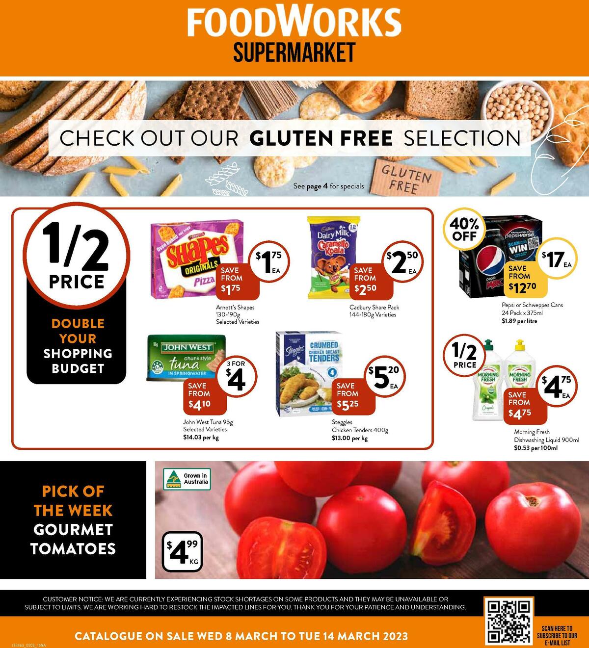 FoodWorks Supermarket Catalogues from 8 March