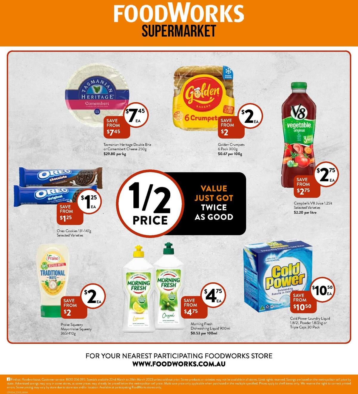 FoodWorks Supermarket Catalogues from 22 March